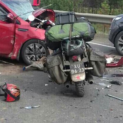 Мотоциклист-иностранец спас подростка после трагедии на трассе