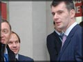 Oleg Deripaska, President of Bazovyy Element, Lev Kuznetsov, Krasnoyarsk governor's councilor on economic affairs, Mikhail Prokhorov, ex Director General of Norilsk Nickel