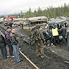 Под Красноярском автобус столкнулся с легковушкой, пятеро погибших