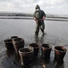 В районе Красноярской ГЭС зафиксировано третье нефтяное пятно
