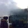 На трассе под Красноярском сгорел КАМАЗ
