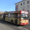 В центре Красноярска столкнулись два автобуса
