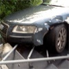 Красноярская автомобилистка на Audi протаранила «Оку» и подъезд жилого дома