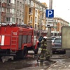 В центре Красноярска горит кафе