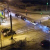 Улицу Академика Киренского в Красноярске затопило из-за коммунальной аварии