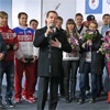 Медведев подарил автомобили красноярским олимпийцам