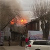 В центре Красноярска горит историческое здание
