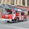 По центру Красноярска проехала колонна пожарной техники