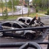 В красноярском мкрн Чистый сожгли четыре автомобиля