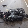 Мотоциклист пострадал на выезде из Красноярска в ДТП с грузовиком