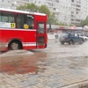 В Красноярске затопило улицу Партизана Железняка (видео)