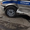 Красноярец протаранил патрульный автомобиль, пострадали трое полицейских
