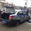 На Партизана Железняка произошло серьезное ДТП с участием полицейского автомобиля