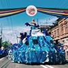 В честь Дня города в центре Красноярска прошел карнавал