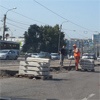 Красноярцы пожаловались на пробки из-за ремонта вдоль трамвайных путей на правобережье