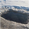 В Красноярске искали и не нашли «провалившийся под лед» автомобиль