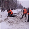 С красноярских дорог вывезли более 900 кубометров снега