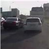 Дорожный конфликт в красноярском Покровском закончился стрельбой (видео)
