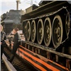 В Красноярске встретили агитпоезд «Армия Победы»