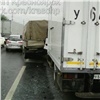 Массовое ДТП с участием грузовика произошло в красноярском Северном
