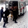 В Красноярске старушка сломала ногу на крыльце мэрии