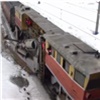 Красноярскую железную дорогу чистят от снега специальными машинами (видео)