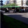 Пробку в центре Красноярска спровоцировали водители автобусов
