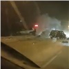 Жесткая авария поставила в пробку улицу Брянскую (видео)