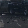 «Проверили, чей Lexus безопаснее»: на Мира столкнулись два дорогих внедорожника