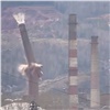 На «Красноярском цементе» готовятся завершить снос дымовой трубы