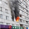 «Дым видно в Северном»: на Металлургов полыхала квартира (видео)