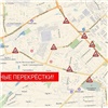 Красноярские автомобилисты составили карту опасных перекрёстков 