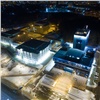 Сияющую подсветку кампуса СФУ в Красноярске засняли с высоты (видео)