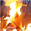 «Зима, давай, до свидания»: красноярцы украсили соцсети «огненными» видео с Масленицы