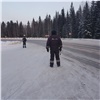 Выпавший снег сделал опасной дорогу под Дивногорском