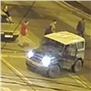 Водитель УАЗа перекрыл дорогу на Копылова и устроил драку (видео)