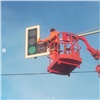 Красноярцам показали «интенсивное» мытье дорожных знаков и светофоров
