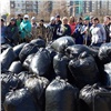 «Будут убирать еще неделю»: красноярцев призвали сообщать о мешках мусора после субботника
