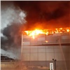 В Кемерово жуткий пожар уничтожил два автоцентра (видео)
