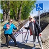 На Татышеве появились два пандуса для колясок и маломобильных горожан (видео)