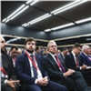 Губернатор Красноярского края Александр Усс работает на Петербургском международном экономическом форуме