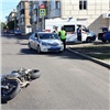 «Повернул через полосу»: красноярский мотоциклист попал в больницу из-за нарушителя на Lada