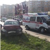 На Годенко в Красноярске скорая пересекла три ряда и врезалась в Subaru (видео)