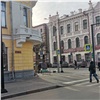 Начался ремонт обвалившегося балкона Дома офицеров в центре Красноярска