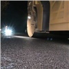 Красноярские дороги начали экстренно латать с помощью «литого асфальта»