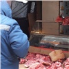 В Красноярске у торговцев с правого берега отобрали 100 кг мяса