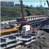 Красноярцам показали монтаж пролёта реконструируемого моста на Обходе города (видео)