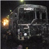 В Балахтинском районе на трассе сгорел автобус вахтовиков