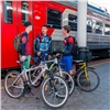 Пассажиры КрасЖД смогут бесплатно перевозить велосипеды в электричках