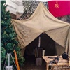 «Солдатский быт с палаткой и гармошкой»: на ж/д вокзале в Красноярске ко Дню Победы открыли мини-музей